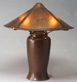 Dirk Van Erp Milk Can Lamp: Circa 1915